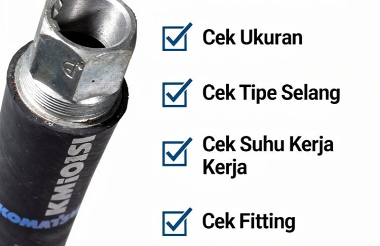 Checklist Lengkap Pilih Selang Hidrolik PC200/PC300: 7 Poin Anti Meledak