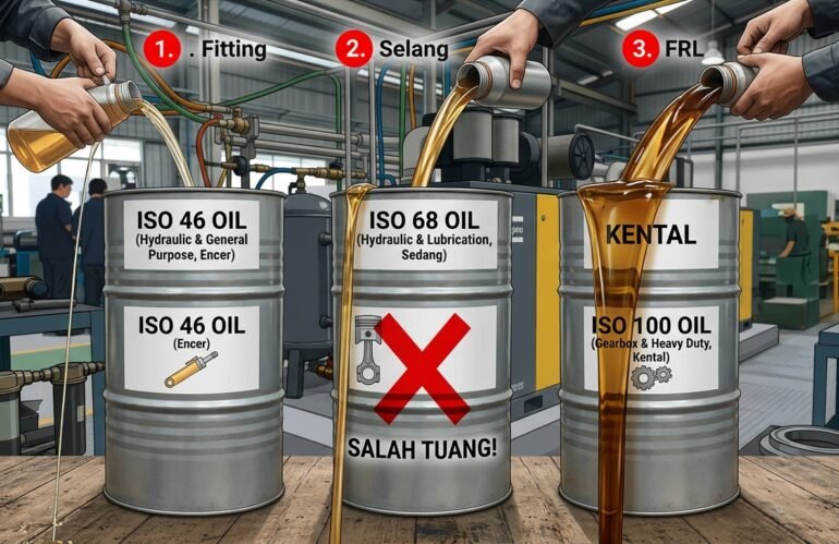 Oli Hidrolik ISO 46 vs 68 vs 100: Jangan Salah Tuang! Pompa Bisa Jebol