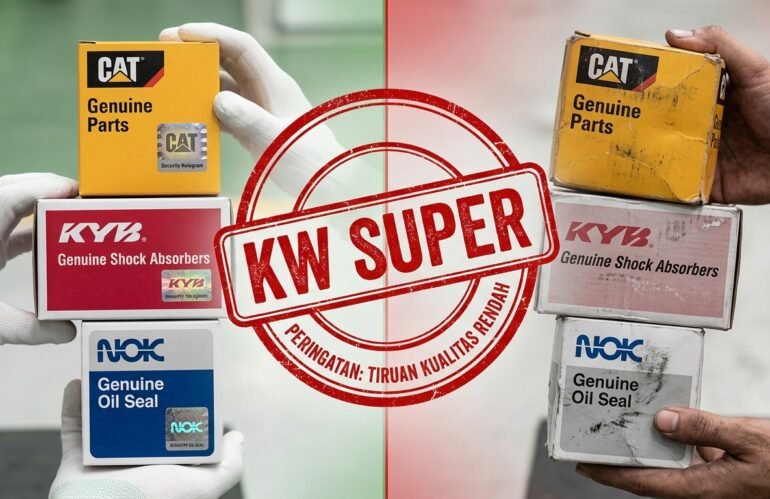 3 Cara Bedain Sparepart Hidrolik Ori vs KW di Pasaran
